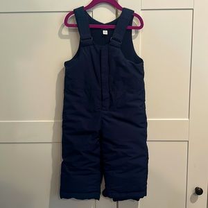 Children’s Place 2T navy fleece lined bib snow pants